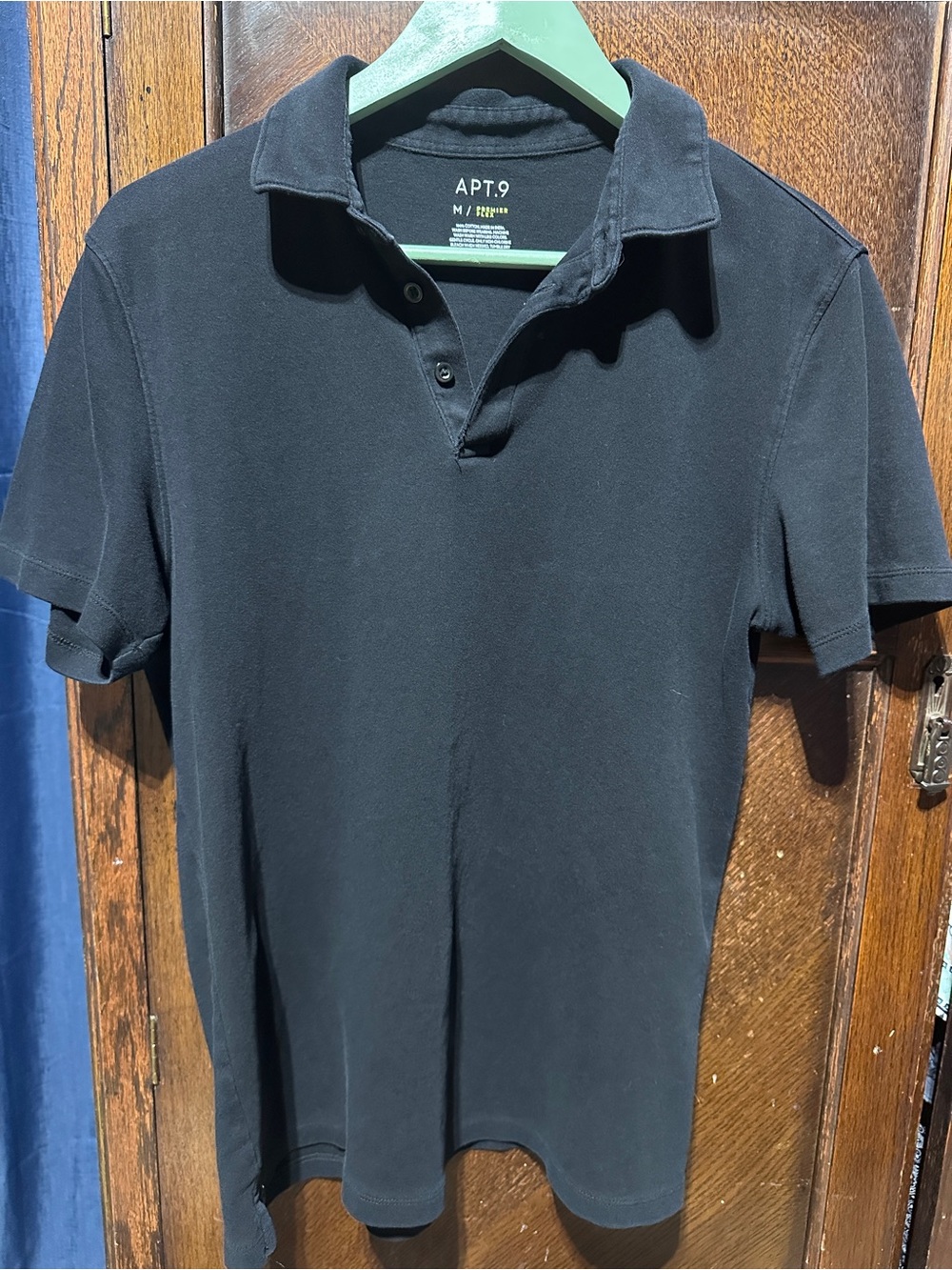 Apt. 9 Men’s Black Short-Sleeve Polo